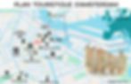 Plan touristique d'Amsterdam