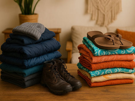 Faire sa valise selon la météo : comment s’habiller à 15, 20 ou 25 degrés