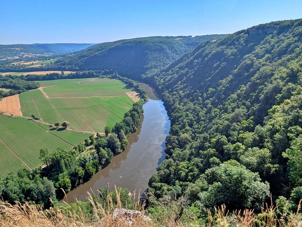 saut de la Mounine la vallée du Lot