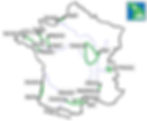 Carte voies vertes de France