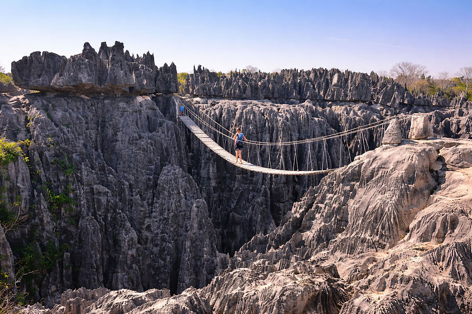 tsingy bemaraha madagascar formation roche calcaire