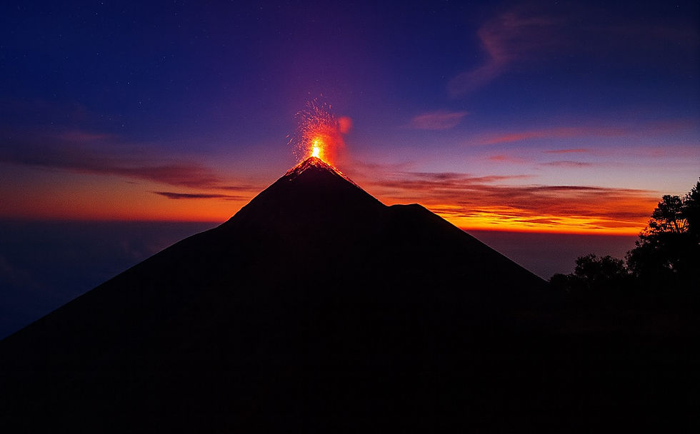 Acatenango Eruption Fuego
