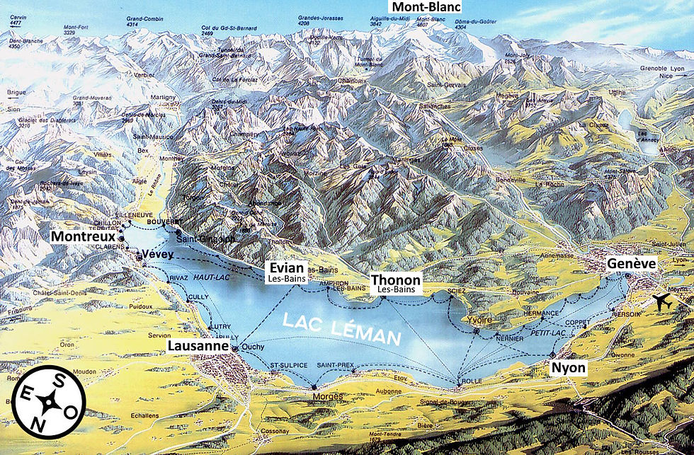Le Lac L man France Et Suisse Le Lac L man France Et Suisse