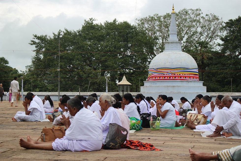 prières Anuradhapura Ruwanwelisaya
