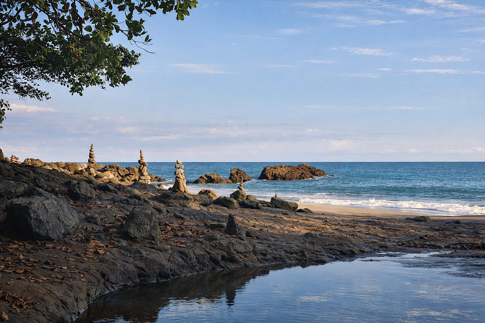 Montezuma plage Piedra Colorada