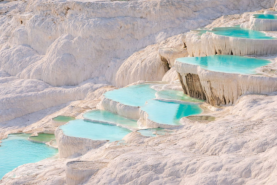 pamukkale turquie terrasses blanches eau chaude