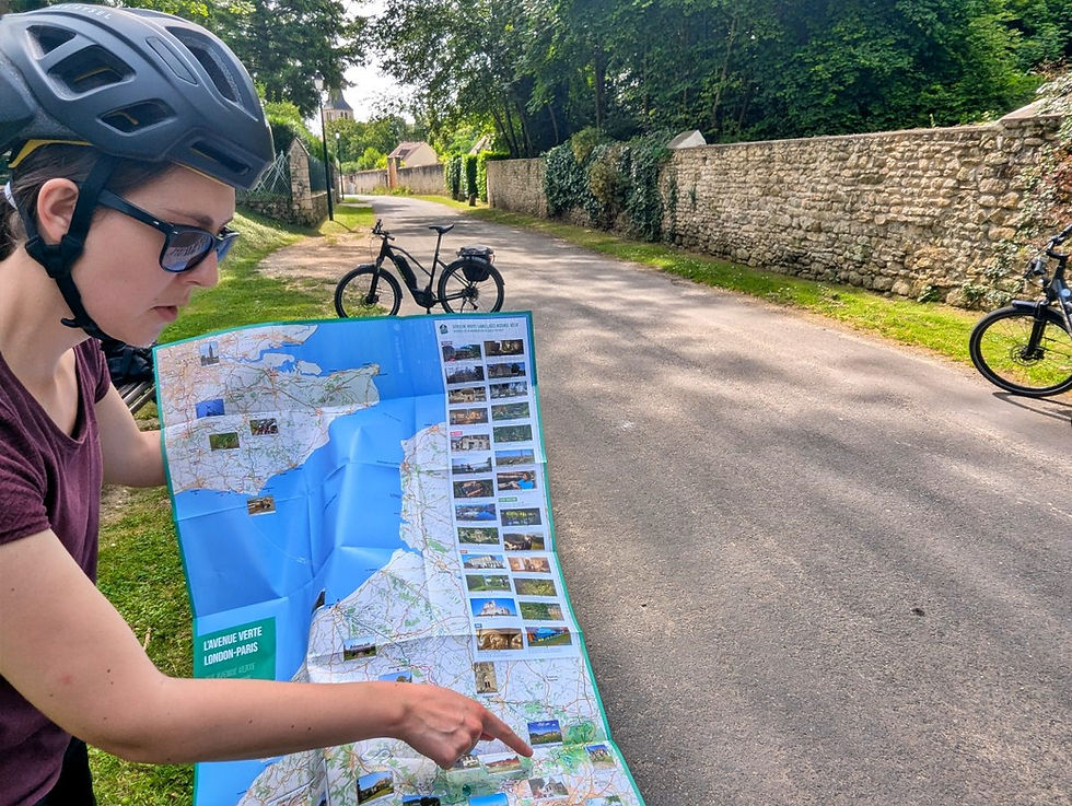Planifier un itinéraire de voyage à vélo 