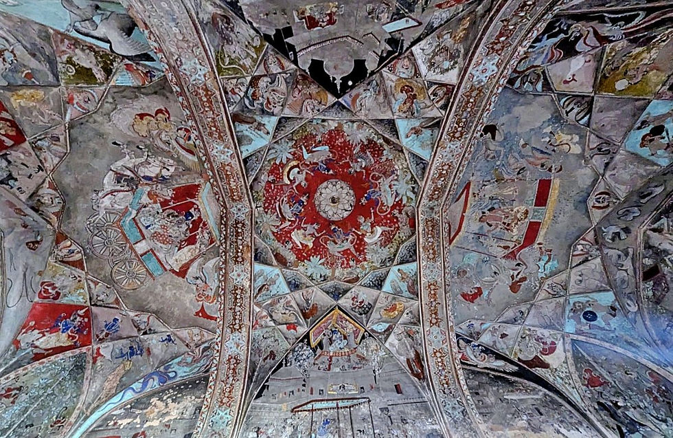 Garh Palace Bundi plafond