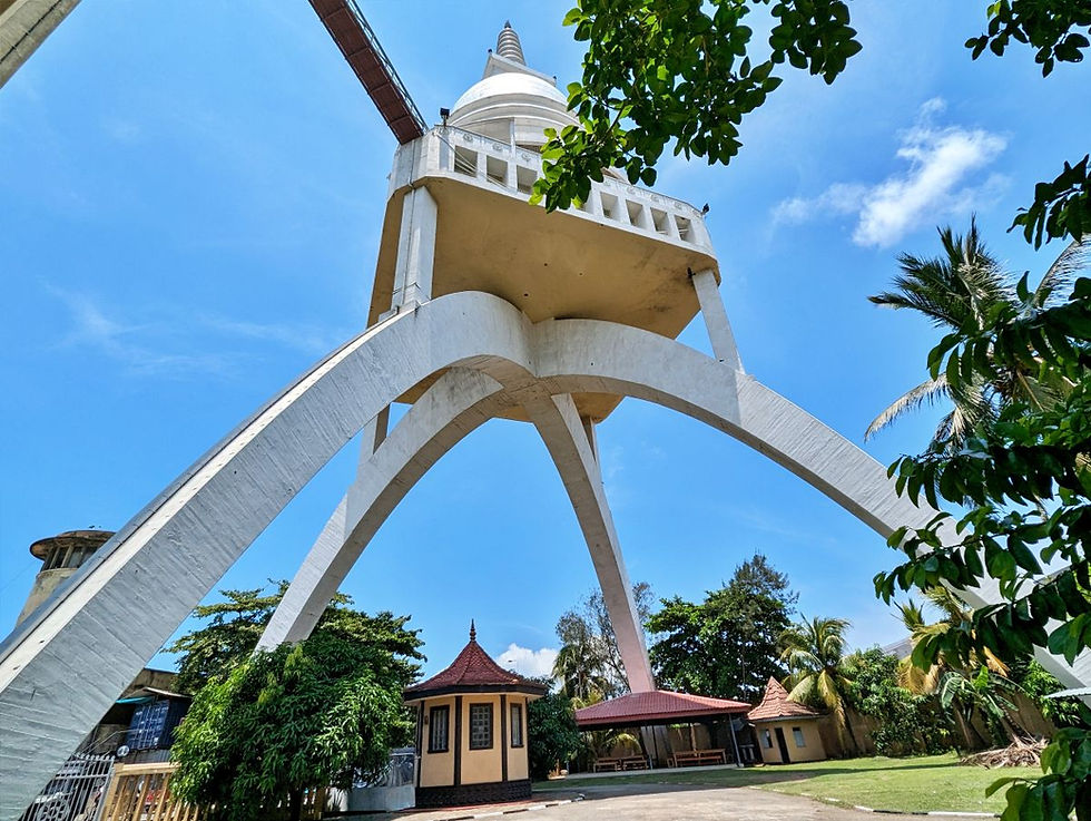 Sambodhi Pagoda Flying Stupa Colombo