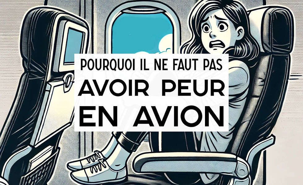Pourquoi il ne faut pas avoir peur en avion