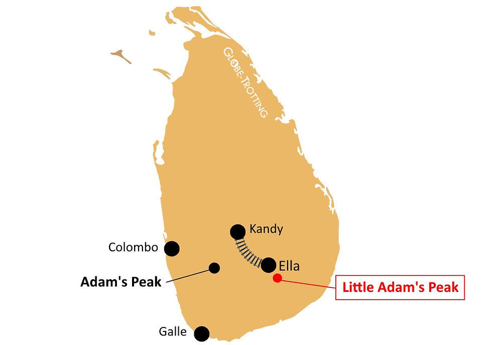 Où se situe le Little Adam's Peak