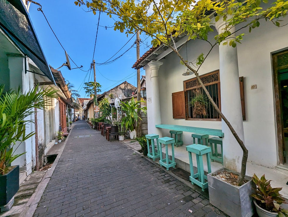 Galle façade de restaurant