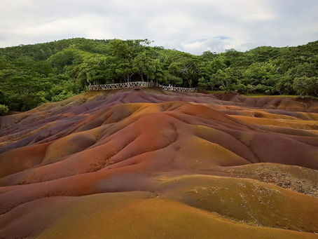 Les Terres des 7 couleurs de Chamarel sur l'île Maurice