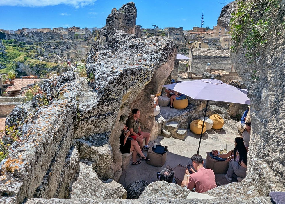 terrasses troglodytiques de Matera