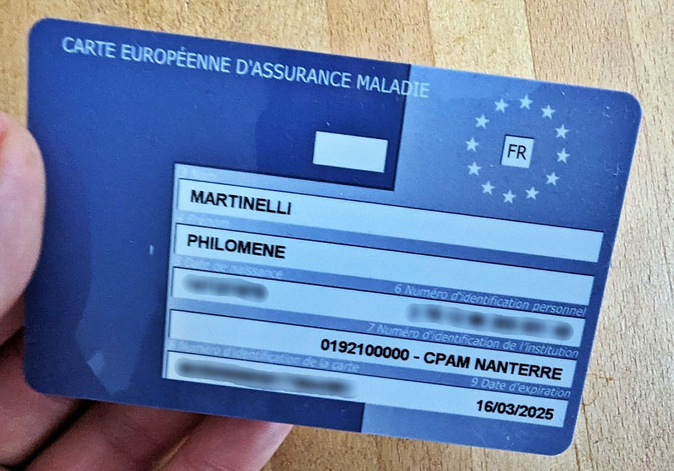 carte européenne d'assurance maladie CEAM