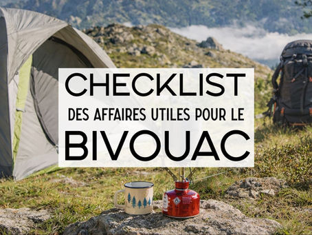 Liste bivouac et camping sauvage
