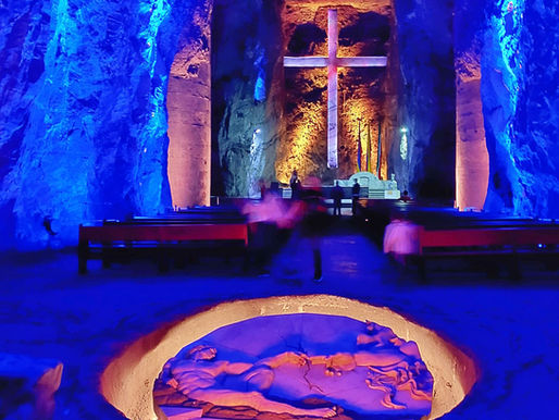 La Cathédrale de Sel de Zipaquirá en Colombie