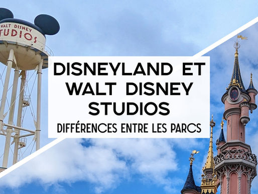 Disneyland Paris et Walt Disney Studios : Quelles différences ?