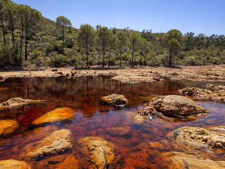 Le Rio Tinto (la Rivière Rouge), en Espagne