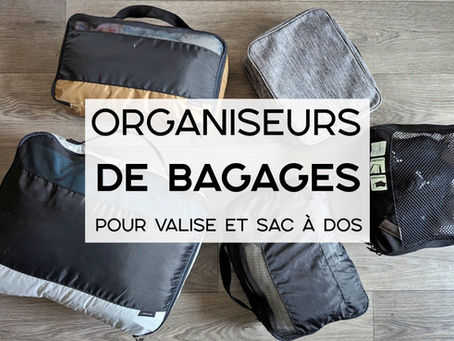 Organisateurs de bagages, pour valise et sac de voyage