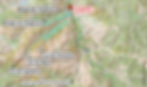 Plan des randonnées et alentours de Corte Corse