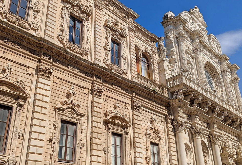 Architecture de Lecce en Italie