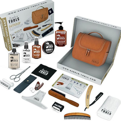 Coffret de soin pour barbe de voyage