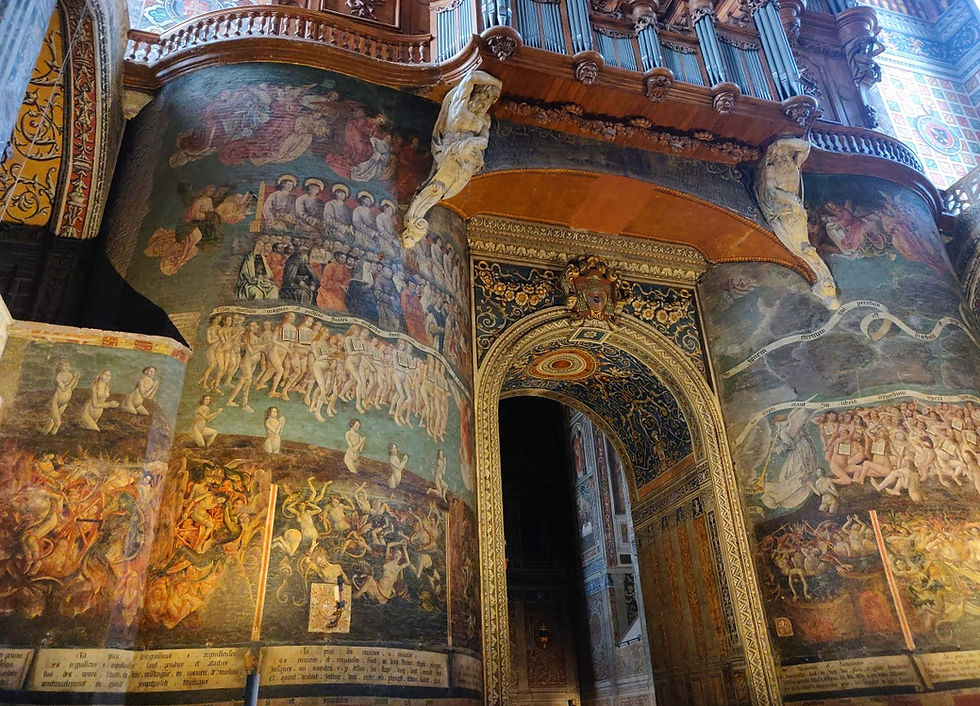 Fresque cathédrale Sainte-Cécile d'Albi