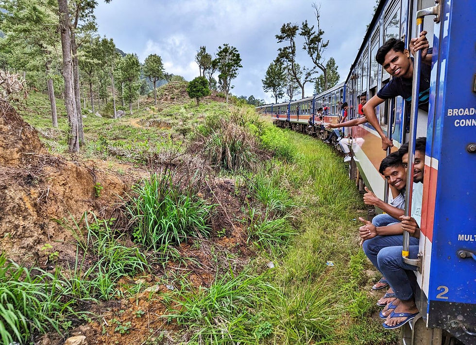 Prendre le train à Kandy