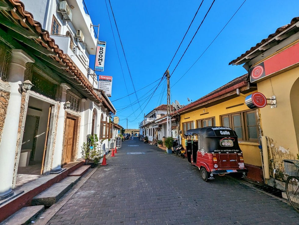 Galle visite ville