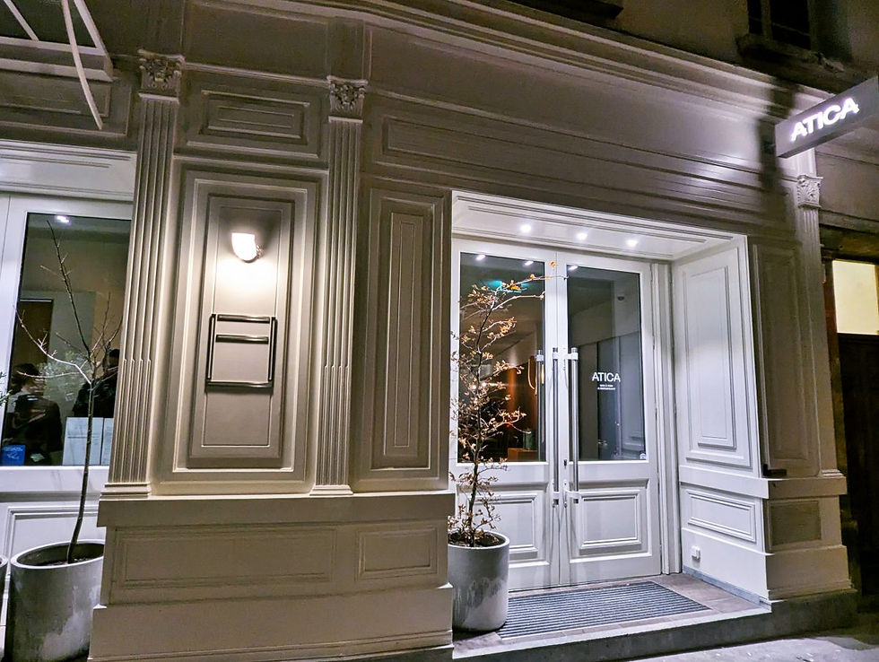 Restaurant artistique Atica Paris
