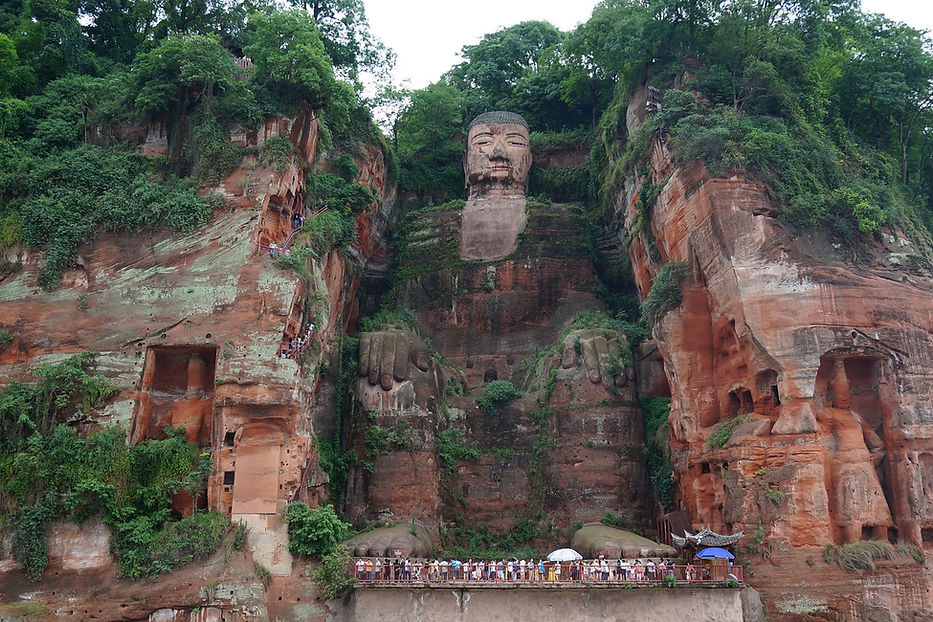 Le Grand Bouddha de Leshan, Chine