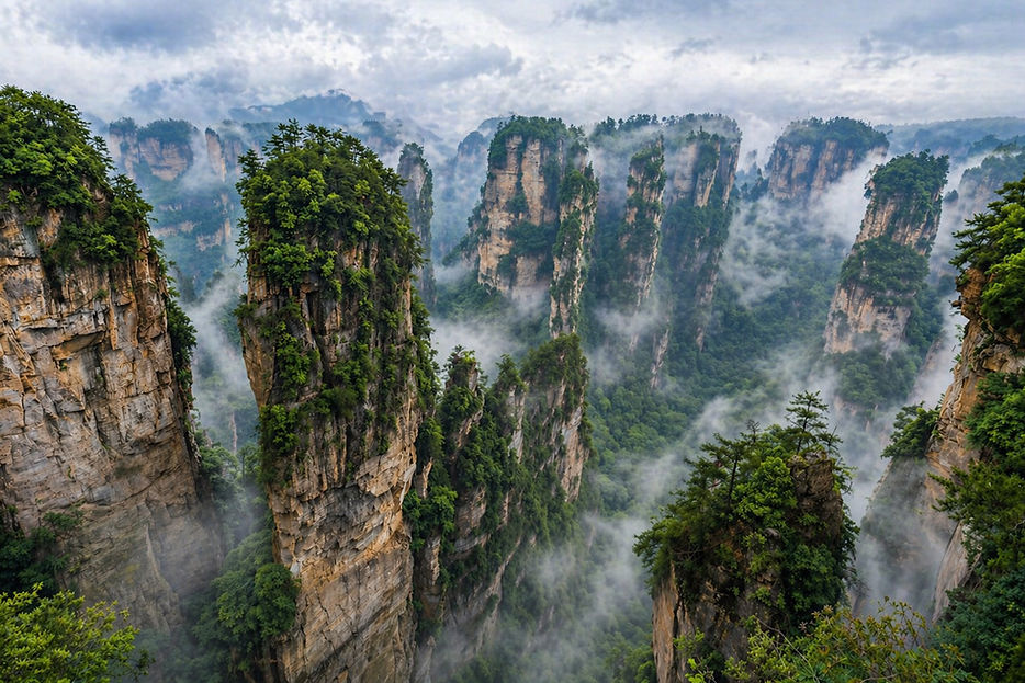 Monts Tianzi de Zhangjiajie, Chine.jpg