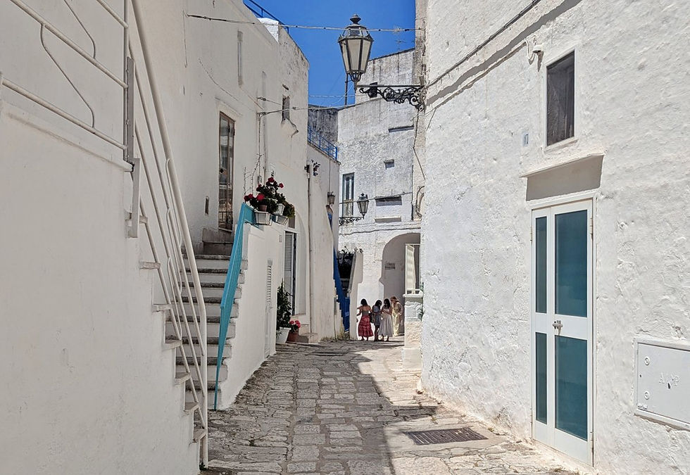 ruelle blanche à Ostuni