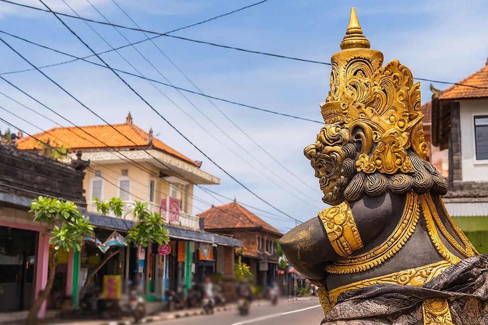Ubud rue commerçante