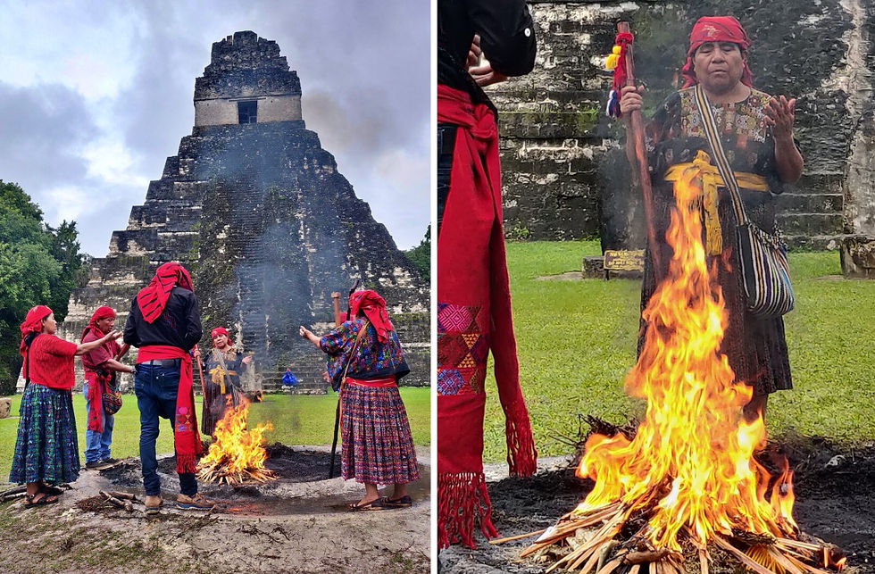cérémonies Mayas à Tikal