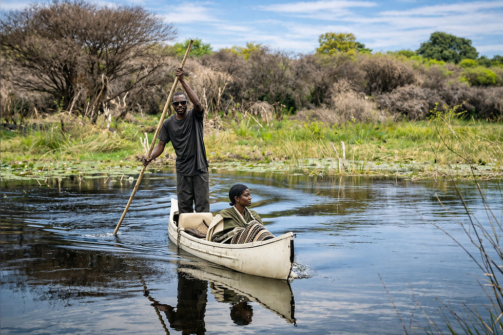Maun, Botswana - Pirogue