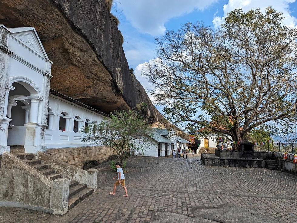 Moines grottes de Dambulla Sri Lanka