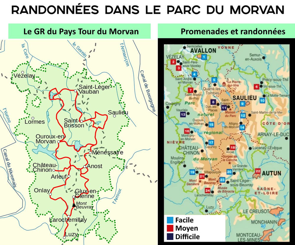 Où Se Trouve Le Morvan Sur La Carte De France