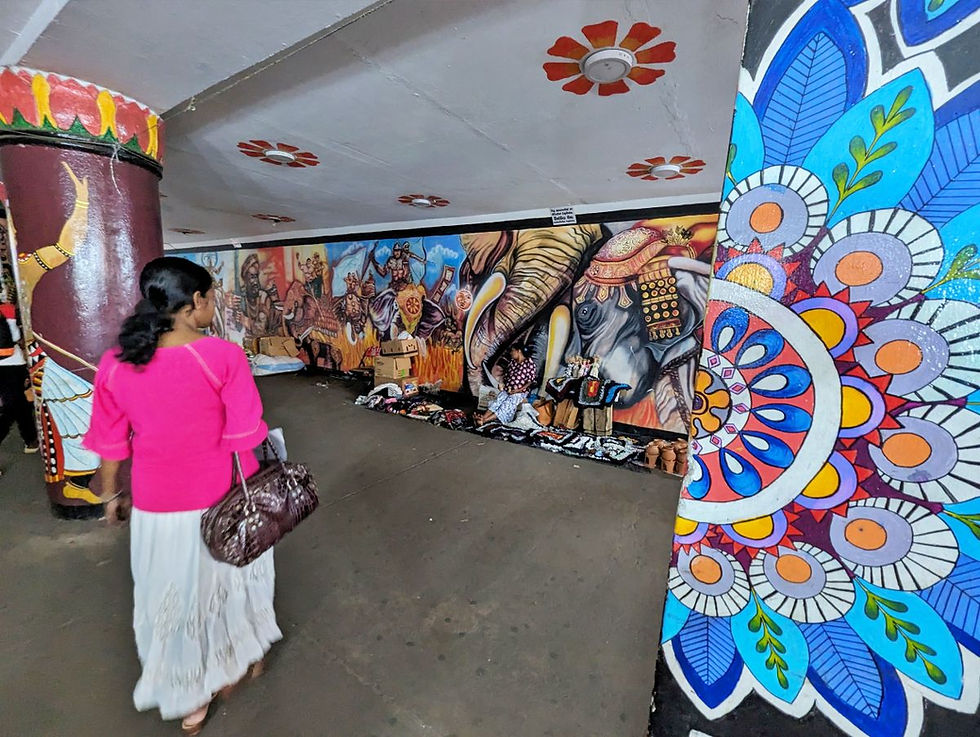 Marché couvert de Kandy market