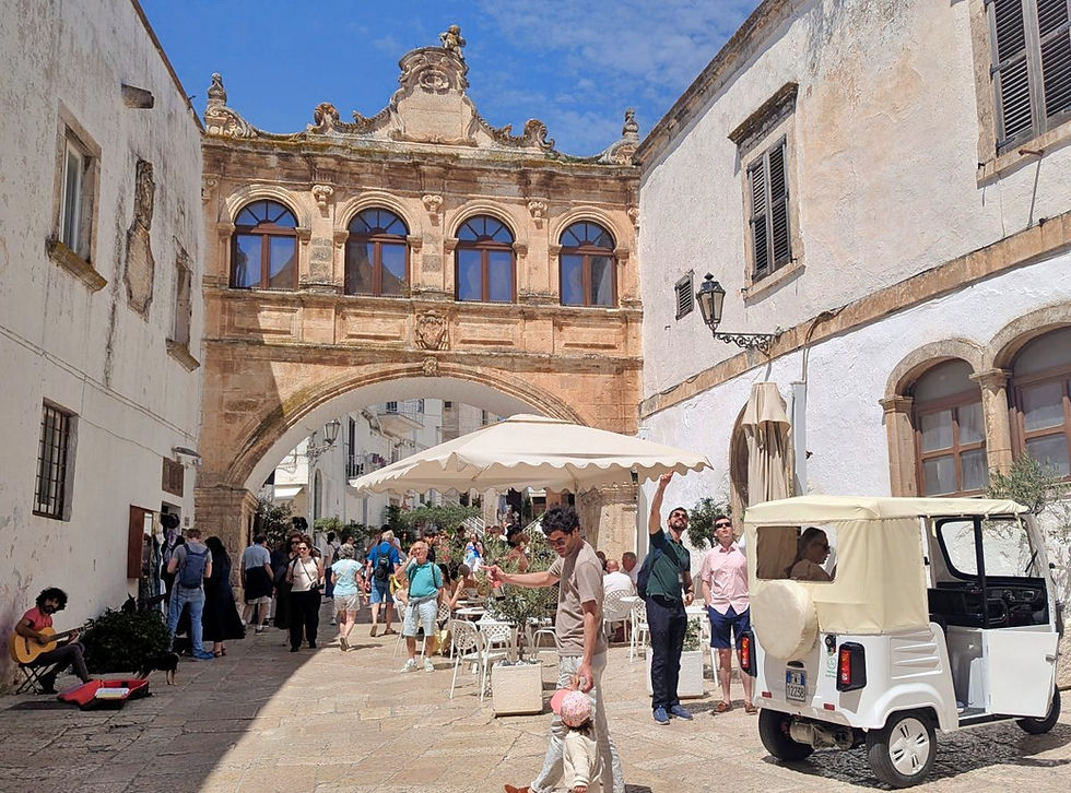 Ma visite d'Ostuni dans les Pouilles