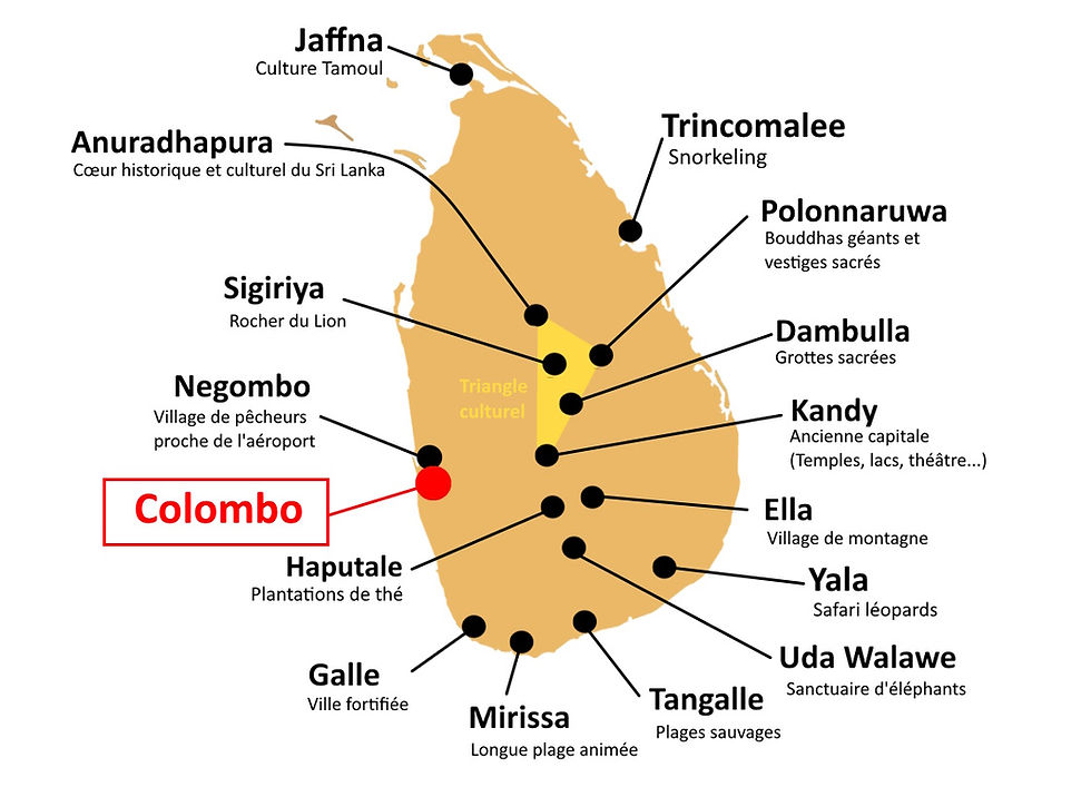 carte sri lanka Colombo