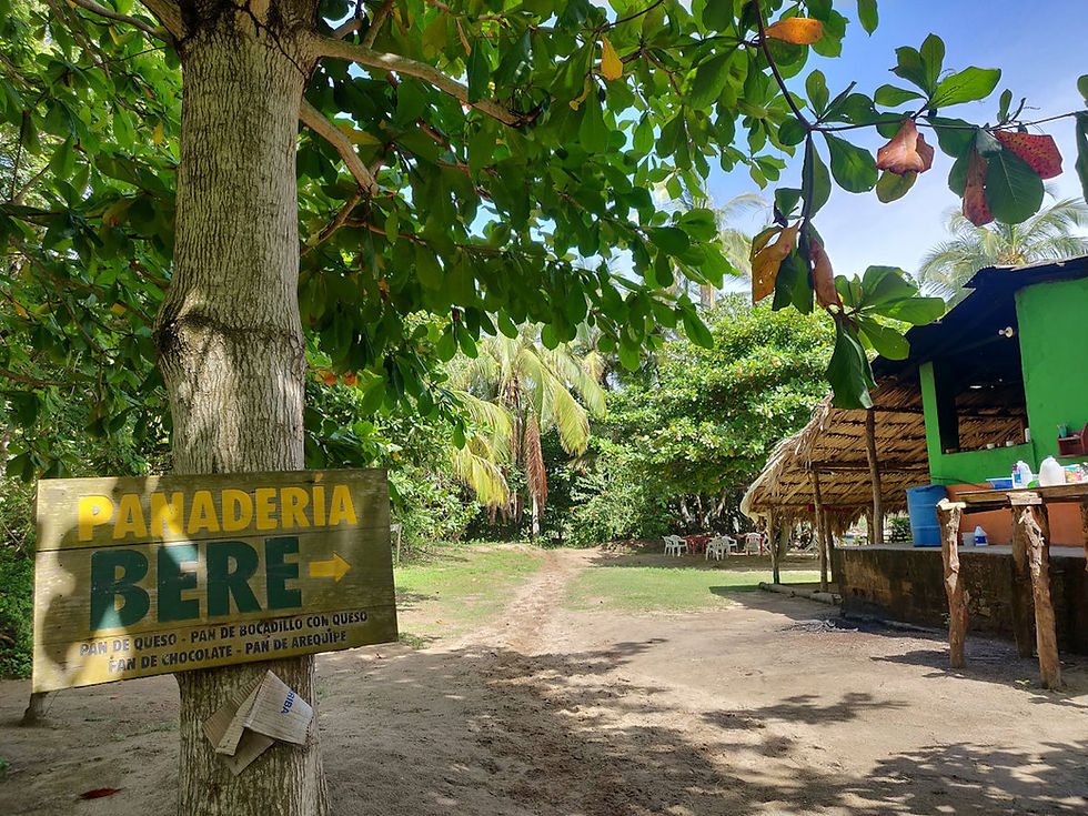 Déjeuner au parc Tayrona