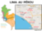 Carte plan Lima Pérou