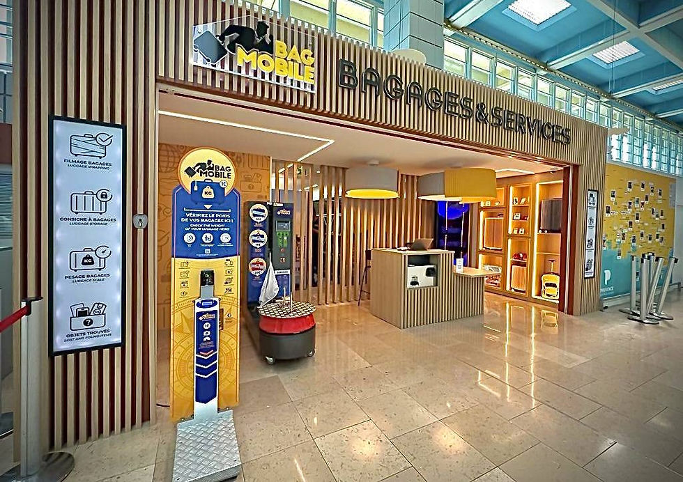 aéroport bagages consignes