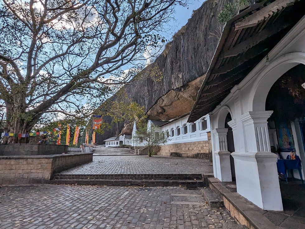 Les grottes de Dambulla au Sri Lanka