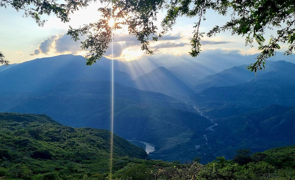 Canyon río Suárez Guane