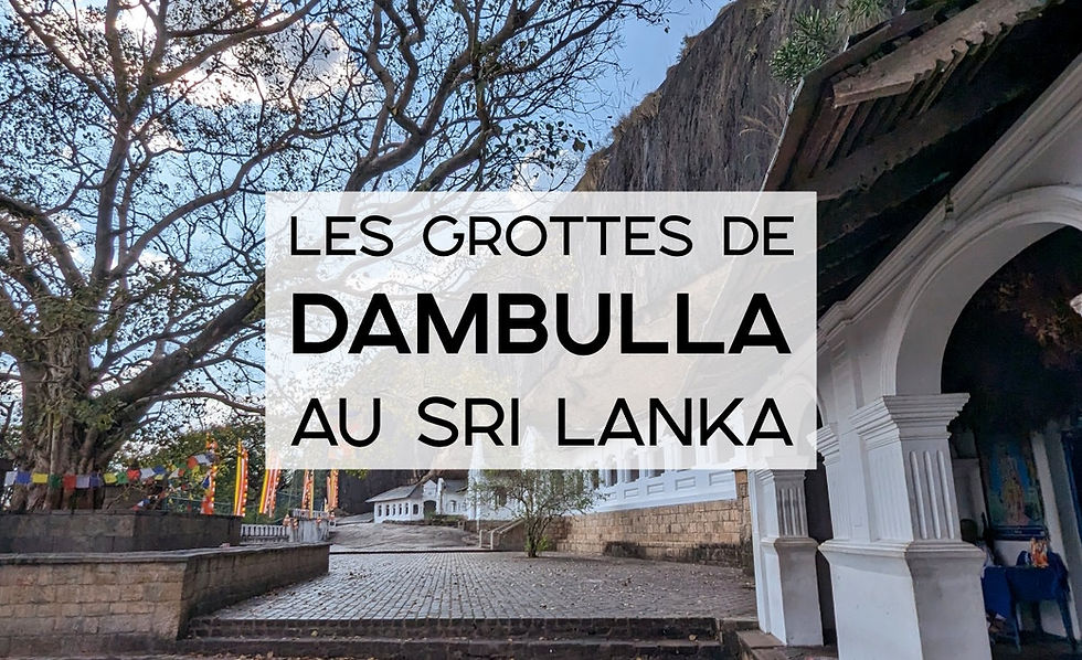 Les grottes de Dambulla au Sri Lanka