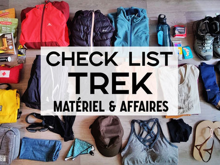 Préparer un Trek : liste du matériel
