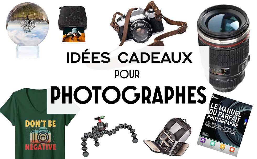 Idées cadeaux pour photographe